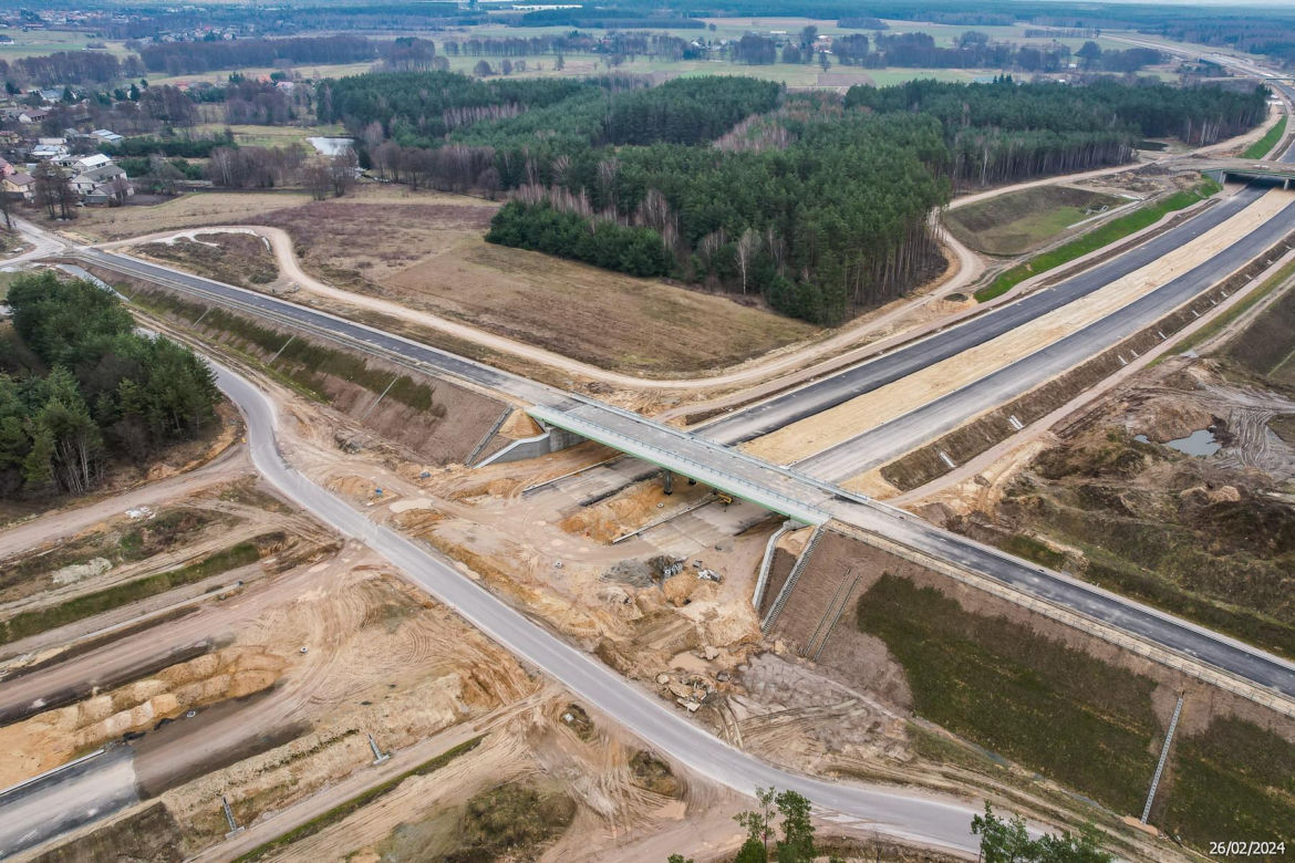 Budowa autostrady A2 Kałuszyn - Groszki