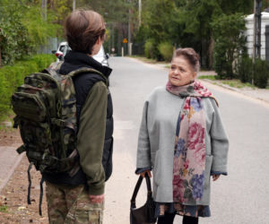 Barwy szczęścia, odc. 3436. Lucyna (Grażyna Zielińska), Emil (Artem Malaszczuk)