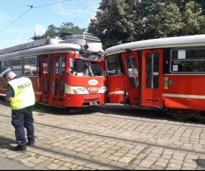 Wypadek w Mysłowicach: Zderzyły się tramwaje. Są ranni! Jak to się stało?! 