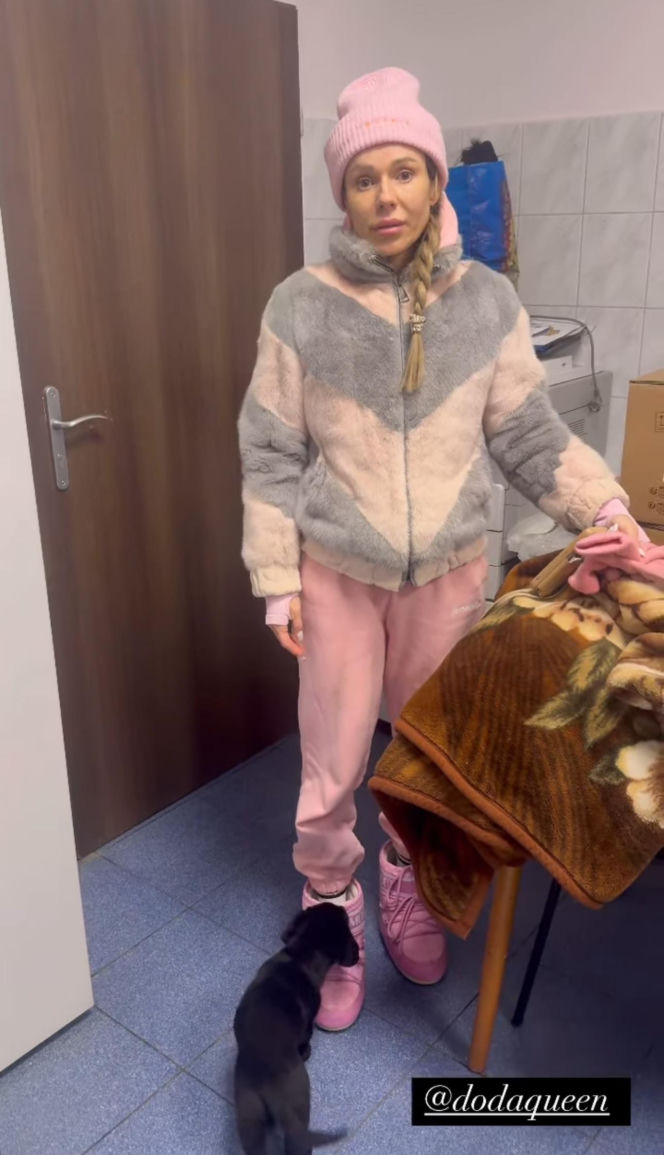 Doda ratuje psy przed mrozem