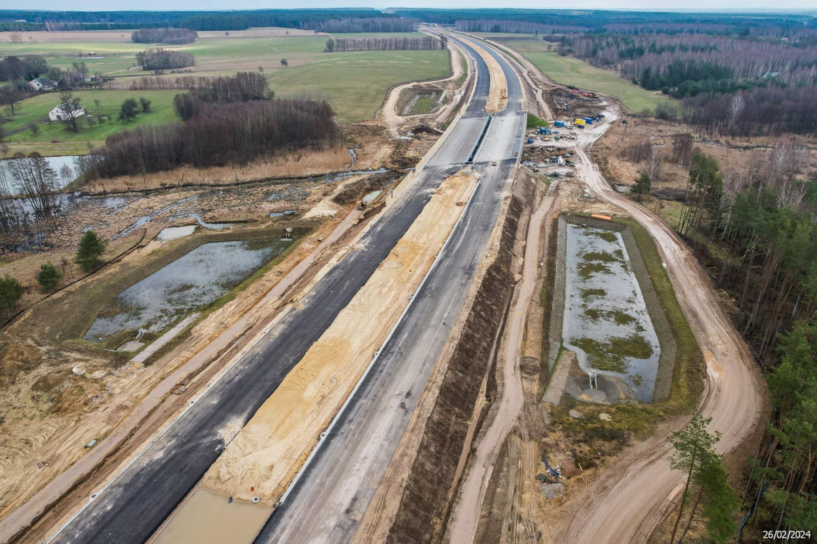 Budowa autostrady A2 Kałuszyn - Groszki