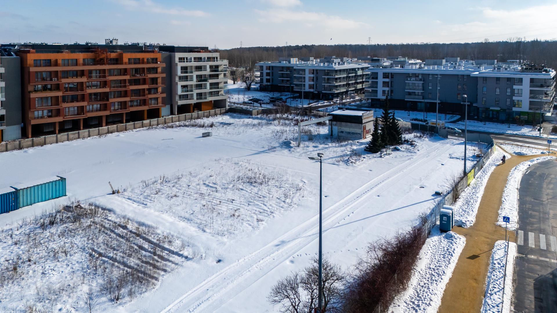 Działka po dawnym Tesco na Kabatach w Warszawie
