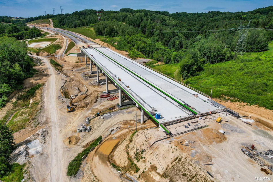 Budowa S19 - Babica Jawornik z najwyższą estakadą w Polsce