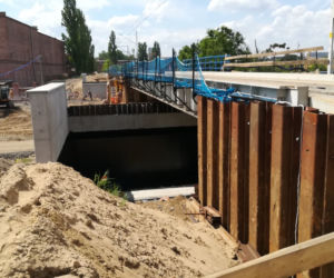 Trwa budowa nowego przystanku Wrocław Szczepin