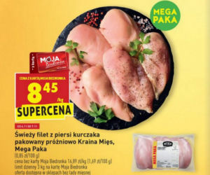 świeży filet z piersi kurczaka 8,45/kg