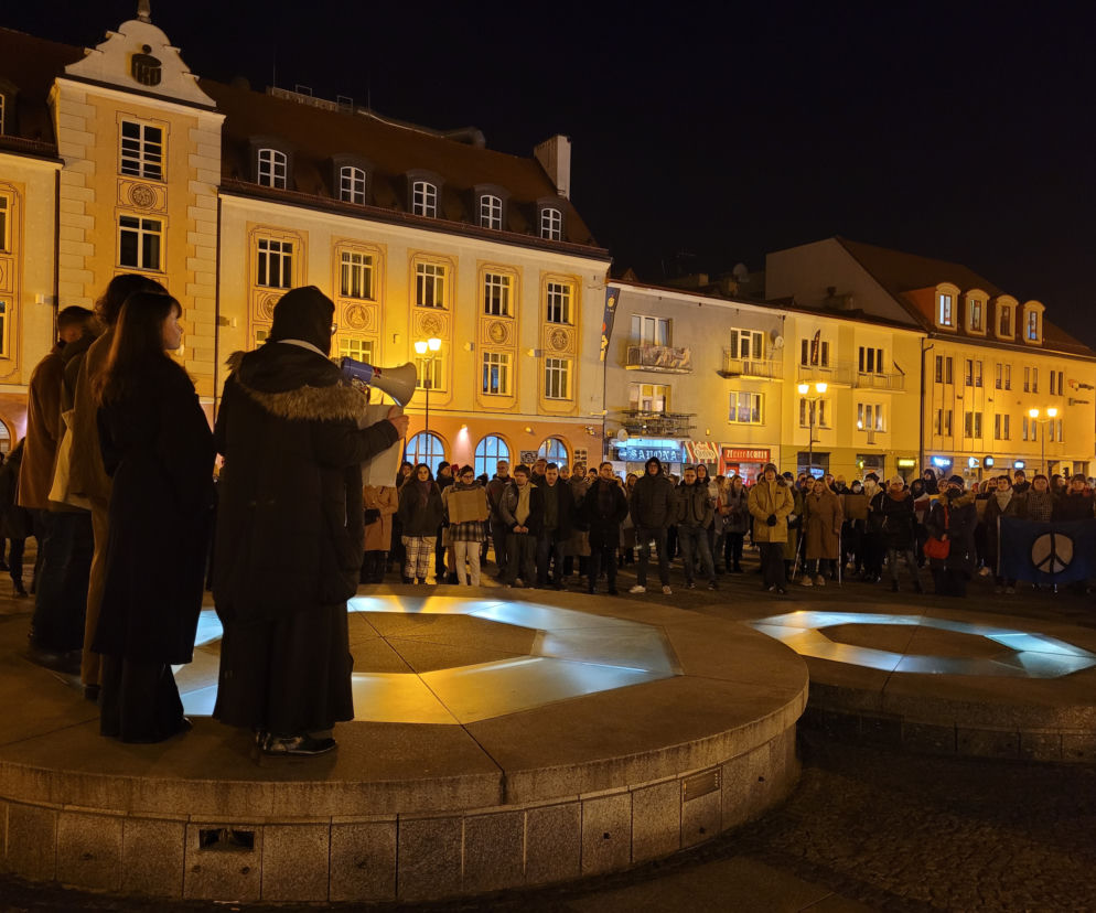 Wiec poparcia Ukrainy w Białymstoku