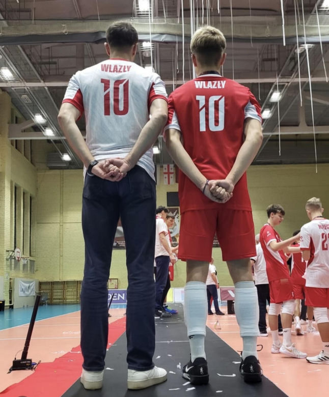 Arkadiusz Wlazły, syn Mariusza Wlazłego, też gra w siatkówkę