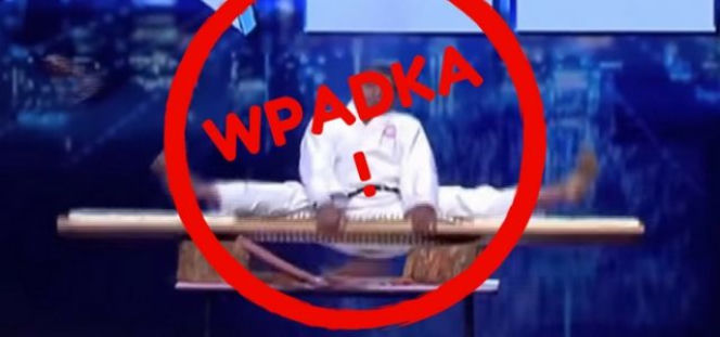 Wpadka w Mam Talent - to musiało boleć! [VIDEO] 