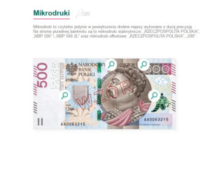 Banknot 500 złotych. Jak poznać czy jest prawdziwy?