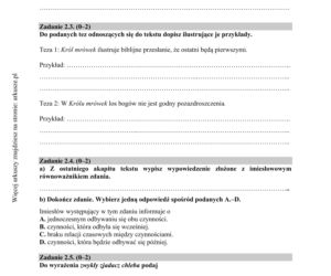 Matura poprawkowa język polski 2015 sierpień (poziom podstawowy)
