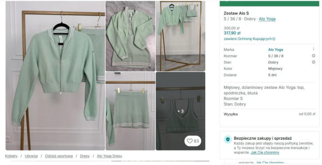 To Sandra Kubicka sprzedaje na Vinted