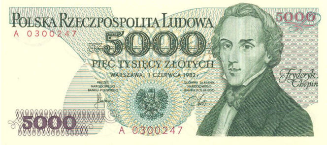 BANKNOTY SPRZED DENOMINACJI