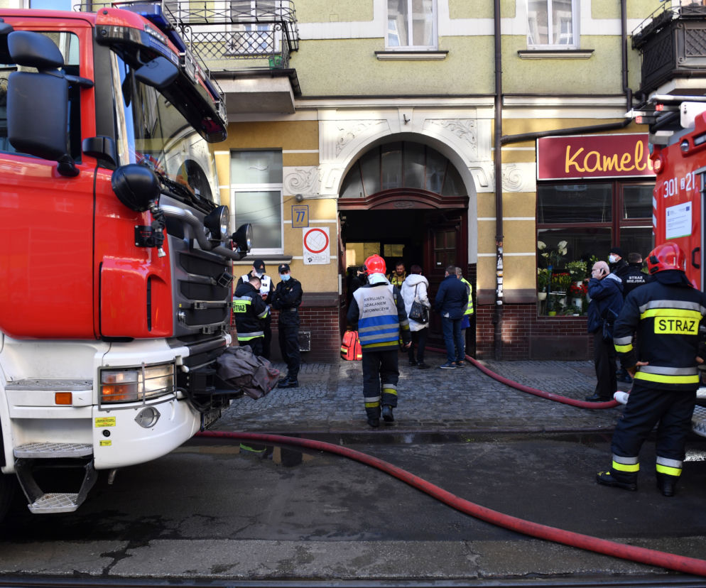 Szczecin: Pożar na Jagielońskiej