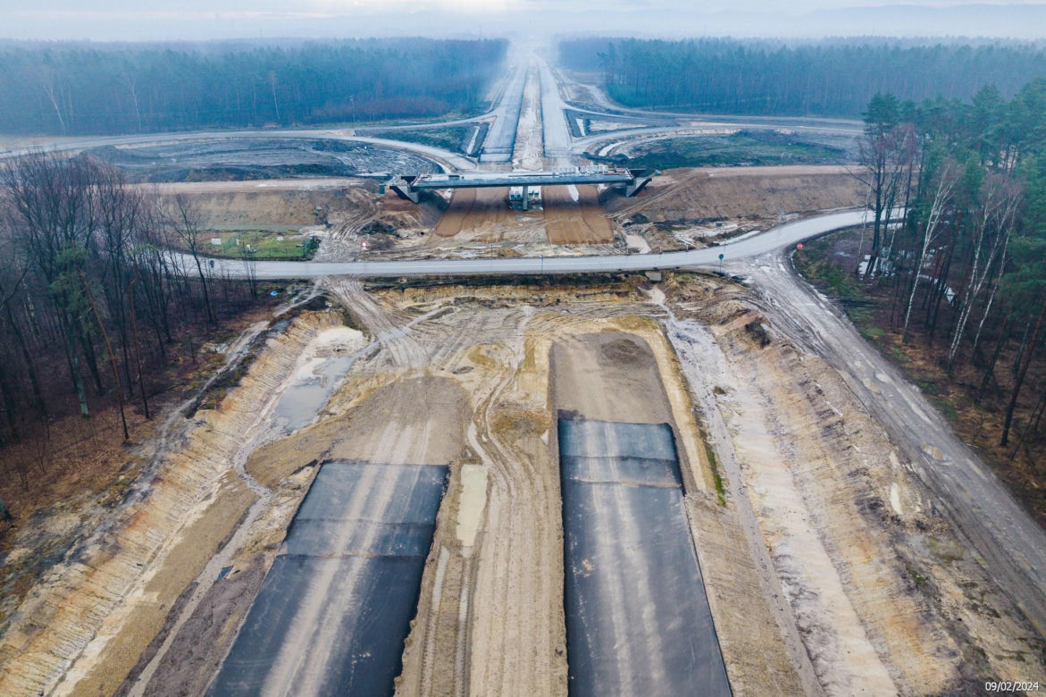 Budowa S1 Oświęcim - Dankowice LUTY 2024