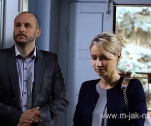 M jak miłość. Robert Lubiński (Tomasz Borkowski), Beata (Joanna Orleańska)