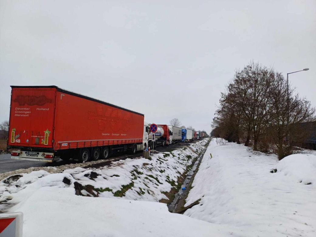 Przewoźnicy zaostrzają protest na Podkarpaciu