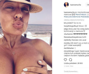 Anna Mucha topless na Instagramie