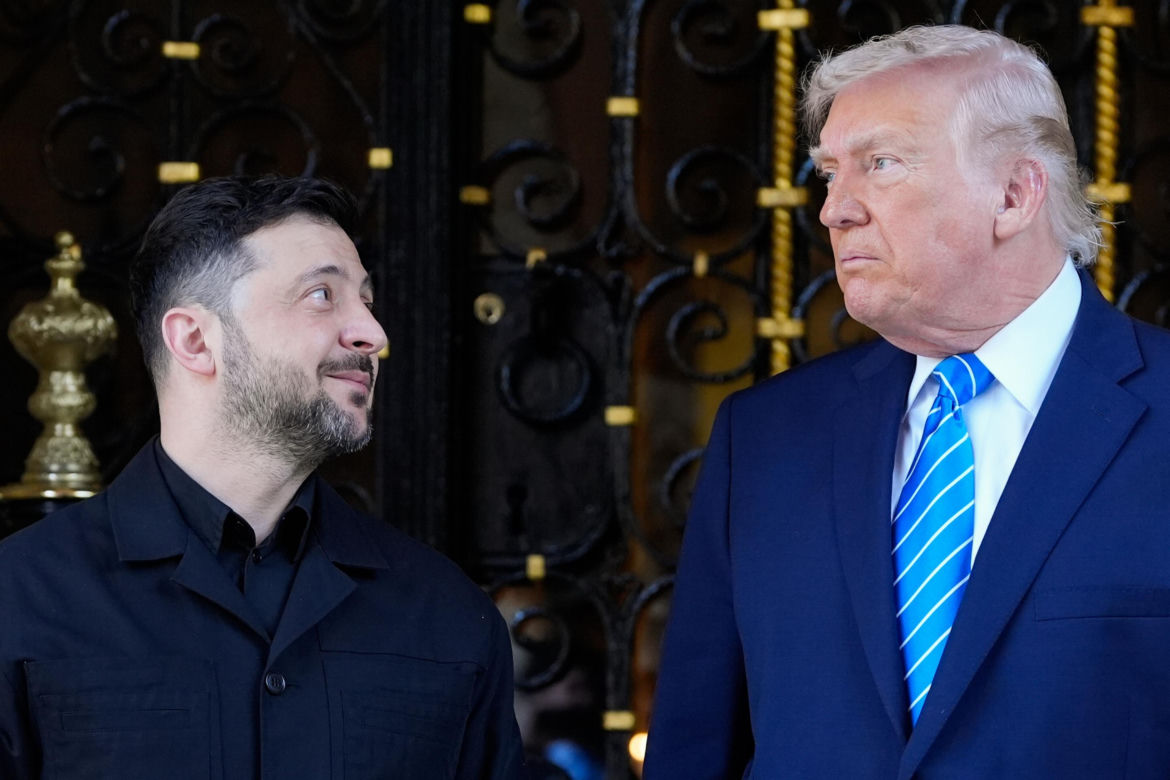 Wołodymyr Zełenski i Donald Trump