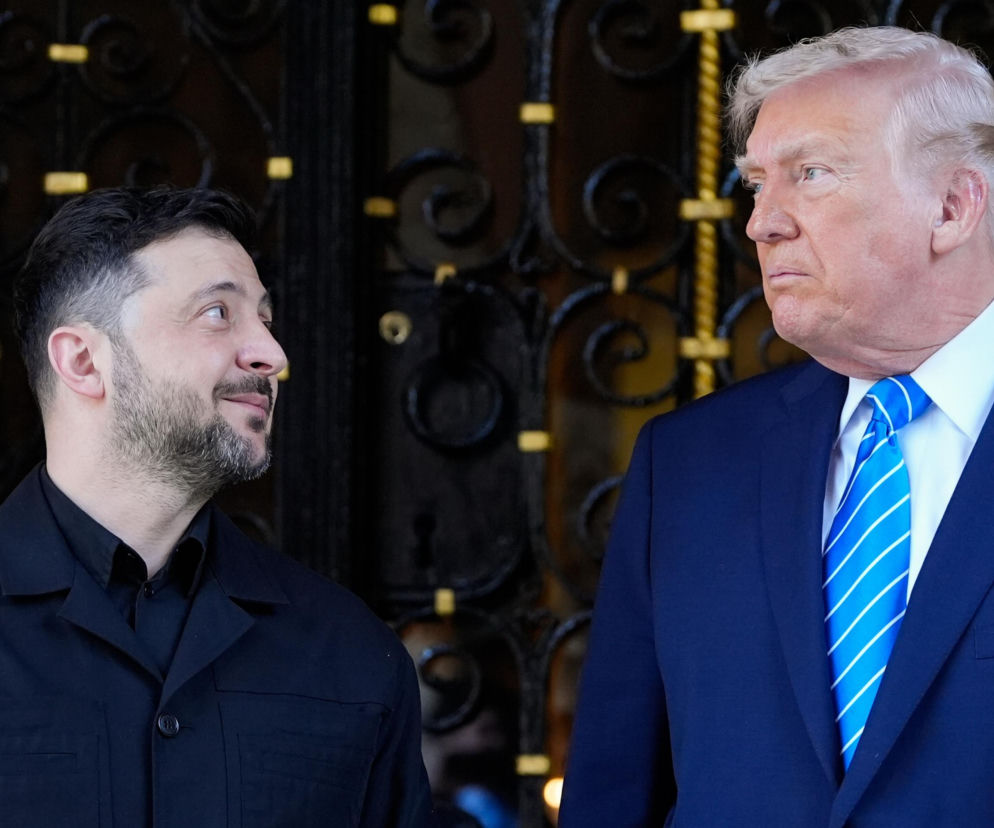 Wołodymyr Zełenski i Donald Trump