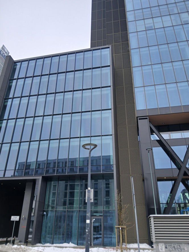 Studio A w Warszawie pod koniec budowy