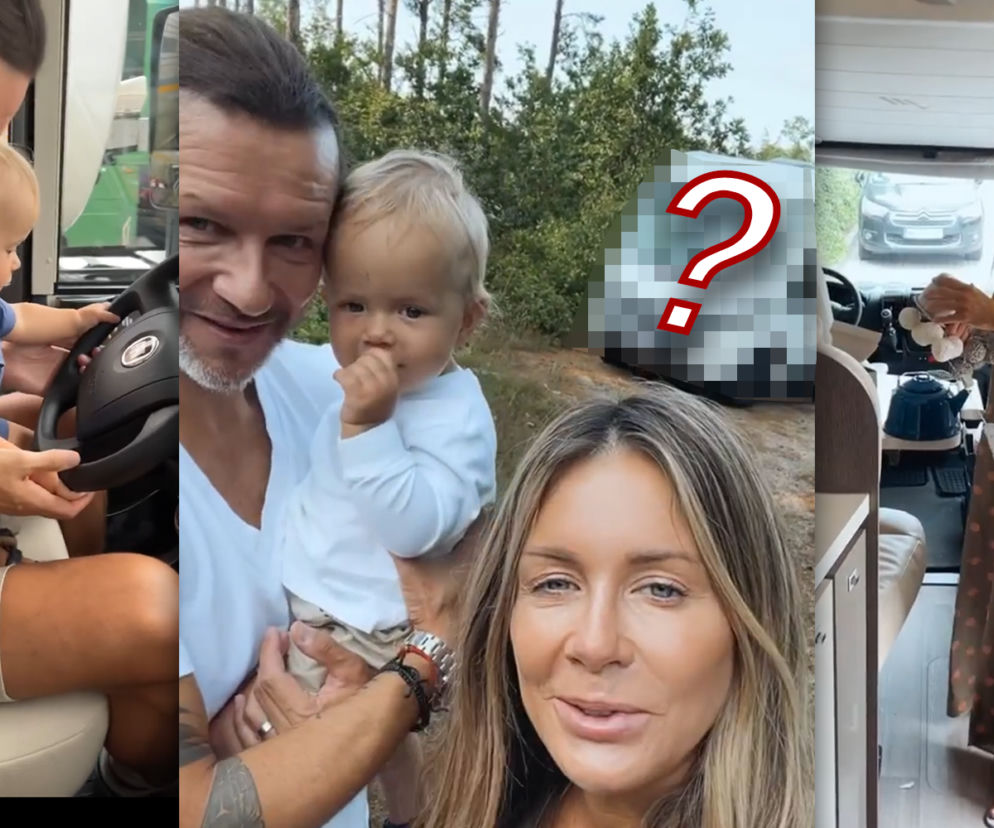 Małgorzata Rozenek i Radosław Majdan spędzają wakacje w kamperze