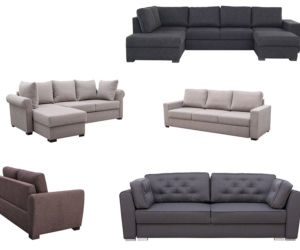 Szara sofa do salonu: szare meble tapicerowane