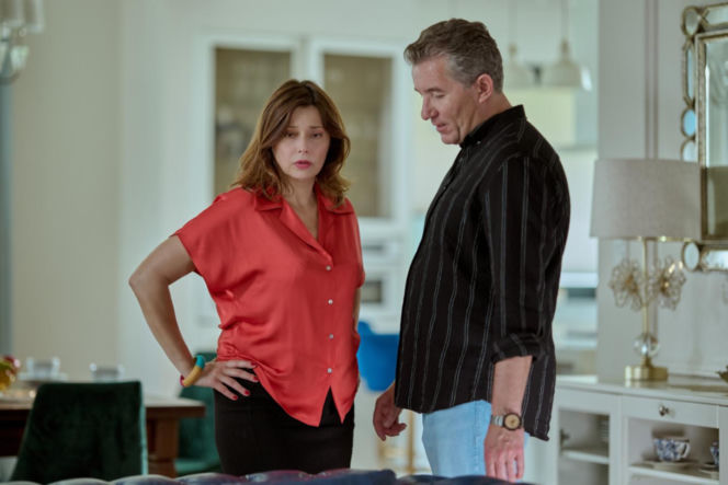 Na Wspólnej odc. 4114. Weronika (Renata Dancewicz), Lew Nalepa (Przemysław Sadowski)