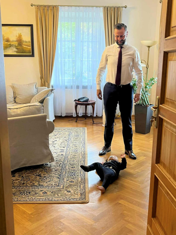 Dzieci odwiedziły Kosiniaka-Kamysza w pracy