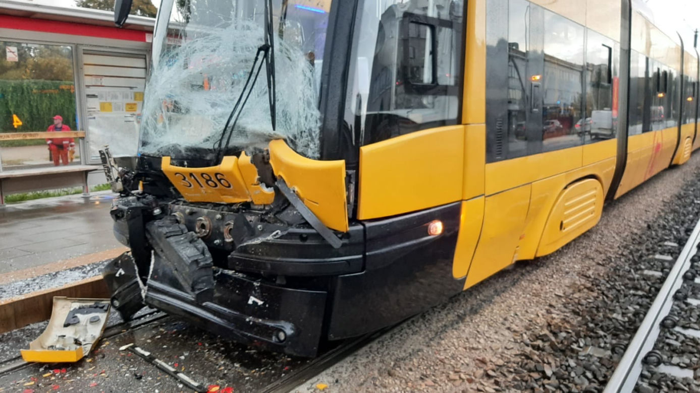 Zderzenie tramwajów na Targówku