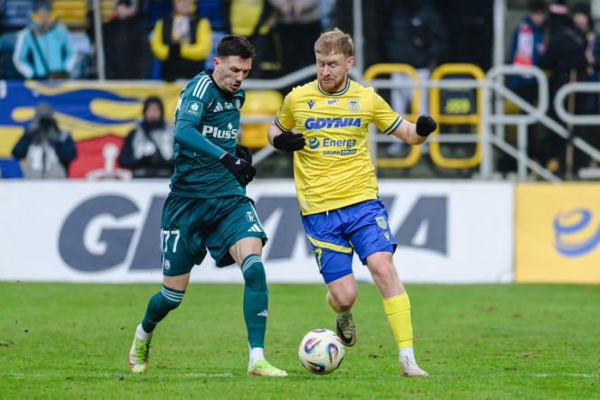 Arka Gdynia - Legia Warszawa: Zdjęcia z boiska