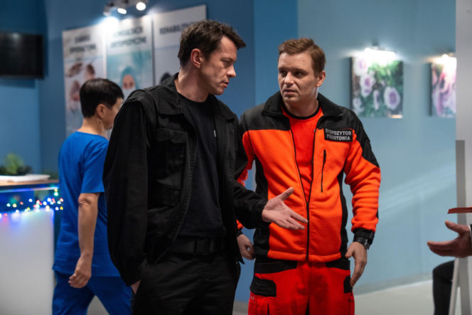 Barwy szczęścia, odcinek 3373: Daniel (Marcin Bikowski), Hubert (Marek Molak)