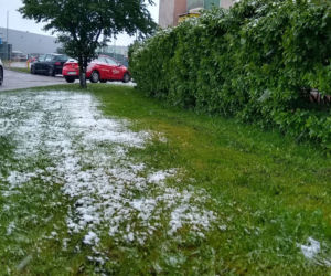 Białystok. W maju spadł śnieg