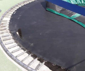 Trampolina grozy na Wilanowie