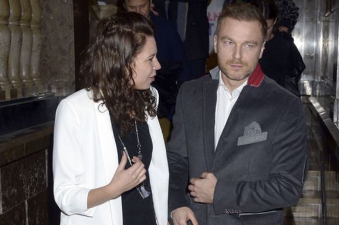 Krystian Wieczorek i jego żona Maria Szafirska