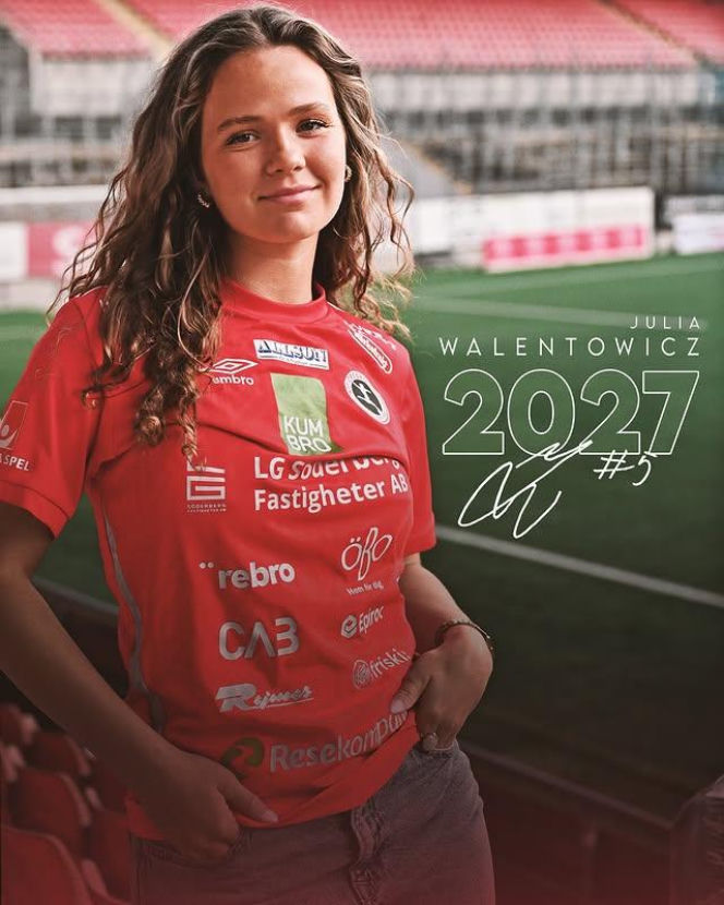 Piłkarka Julia Walentowicz