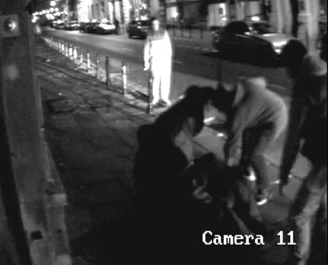 Wipler pobity przez policję