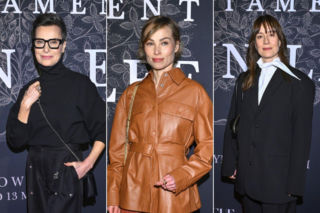 Gwiazdy brylują na premierze. Czerń kolorem wieczoru! Książkiewicz postanowiła się wyłamać!