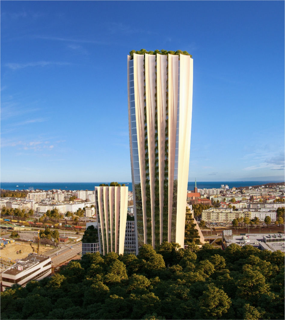 Nowy wieżowiec w Gdyni: Grupa 5 Architekci wygrywa międzynarodowy konkurs