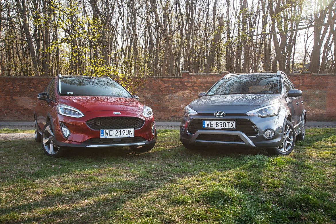 Hyundai i20 Active 1.0 T-GDI 100 KM vs. Ford Fiesta Active 1.5 EcoBlue 120 KM