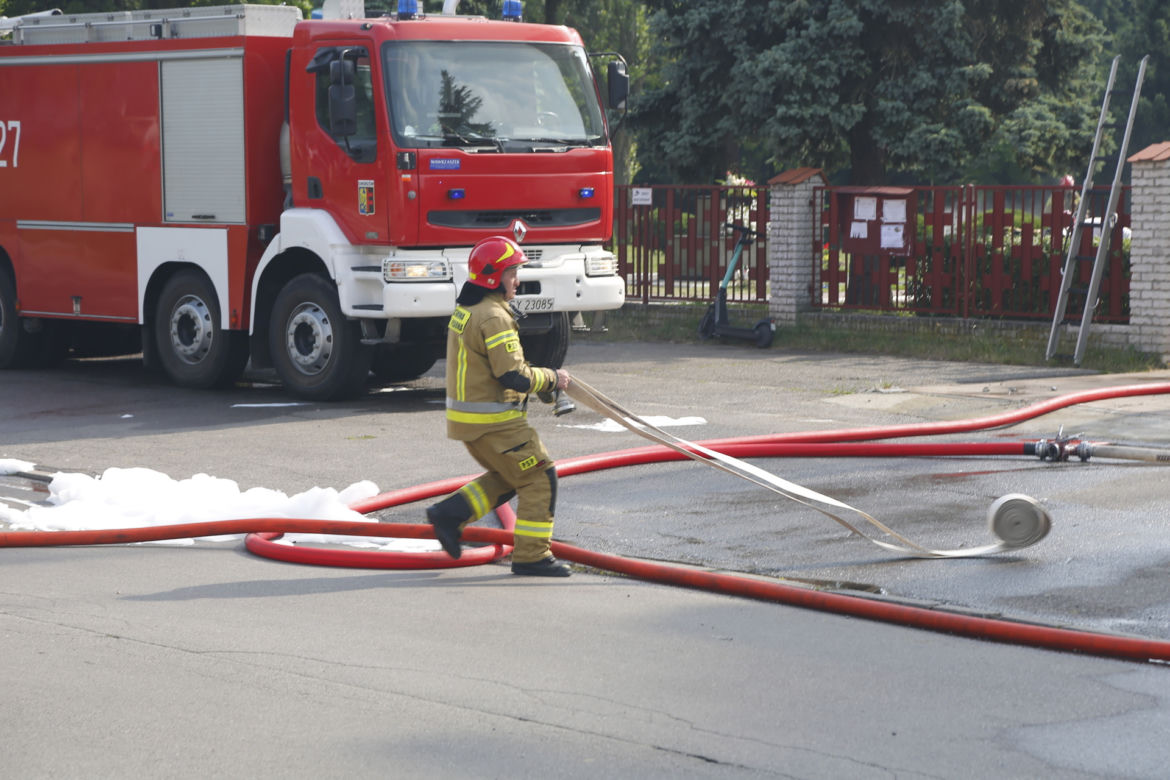 Pożar kościoła w Sosnowcu