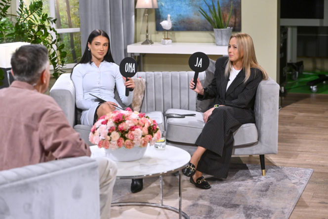 Natalia Natsu Karczmarczyk z mamą u Krzysztofa Ibisza