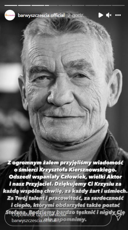 Barwy szczęścia. Krzysztof Kiersznowski (Stefan Górka)