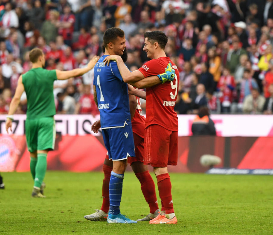 Robert Lewandowski. Rafał Gikiewicz