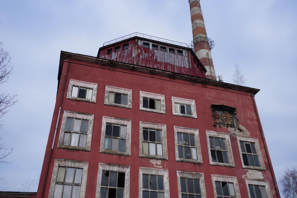Opuszczona fabryka w Fastach na obrzeżach Białegostoku