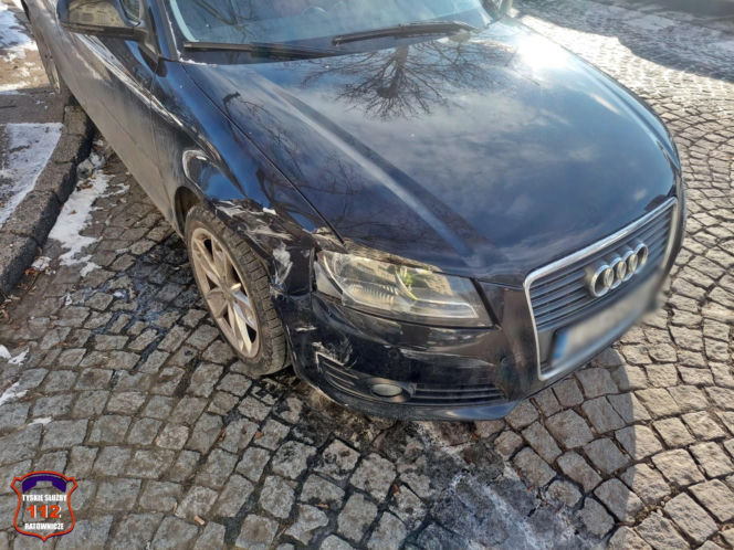 Kobieta włączyła się w Tychach do ruchu i zaczęło się piekło. Trzy samochody uszkodzone