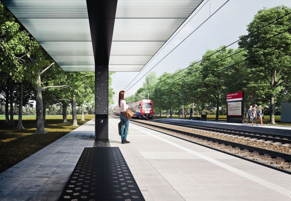 Nowe zagospodarowanie przystanków WKD
