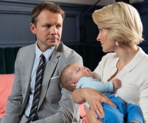 Barwy szczęścia odc. 2391. Bruno (Lesław Żurek), Bożena (Marieta Żukowska), Tadzio