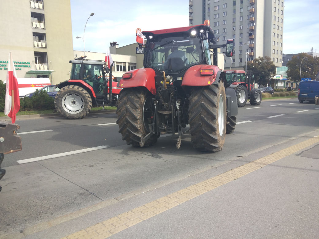 Protest rolników 7 października w Rzeszowie