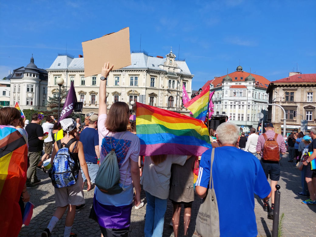 Marsz Równości w Bielsku-Białej przeszedł przez miasto w asyście policji