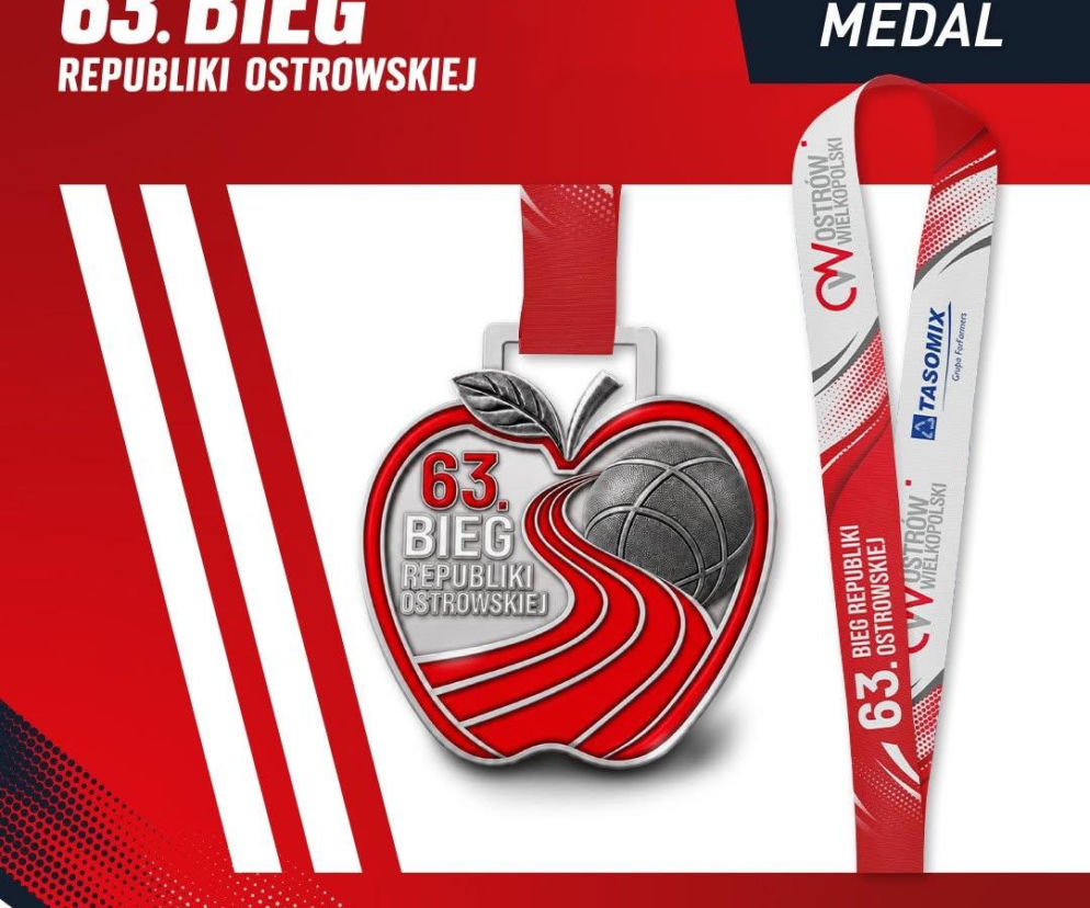 Medal 63. Biegu Republiki Ostrowskiej